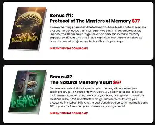 Memory Lift order bonus